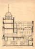 Prize design for a School of Art by Mr John McIntyre. Entrance hall section 1903