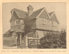 Pair of cottages, Bovingdon. JEK & JP Cutts, Architects. Hertfordshire 1904