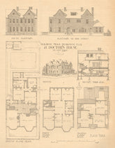 Building News Designing Club, A doctor's house to cost £1400 by Marcus. 1904