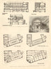 Hackney Central Library design. H.A. Crouch, Architect. Sketch section plan 1906