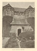 Bur Manor house. Pilgrimages to Old Homes - by Fletcher Moss 1906 print