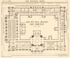 New City Hall, Belfast. First floor plan. Ireland 1908 old antique print