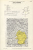 Italy wine. Colli Euganei DOC. Veneto. Padua 1976 old vintage map plan chart