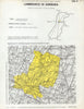 Italy wine. Lambrusco di Sorbara DOC. Emilia Romagna. Modena 1976 old map