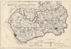 South Lancashire new divisions JAMES. PARLIAMENTARY BOUNDARY COMMISSION 1868 map