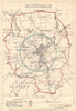 Rochdale, Manchester. JAMES. PARLIAMENTARY BOUNDARY COMMISSION 1868 old map