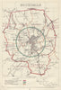 Rochdale, Manchester. JAMES. PARLIAMENTARY BOUNDARY COMMISSION 1868 old map