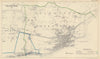 Folkestone, Kent. JONES. BOUNDARY COMMISSION 1888 old antique map plan chart