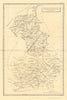 Cambridgeshire county map by Samuel Neele 1810 old antique plan chart