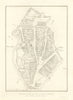 Ancient Plan of the City of Carlisle, Cumbria. LYSONS 1816 old antique map