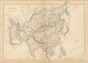 Asia by Edward Weller. Abou Thubbi/Abu Dhabi. Independent Kashmir 1859 old map