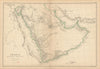 Arabia, Red Sea & Persian Gulf Debai/Dubai Abou Thubbi/Abu Dhabi WELLER 1859 map