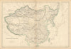 The Chinese Empire by Edward Weller. China, Mongolia, Tibet & Korea 1859 map