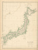 Japan by Edward Weller 1859 old antique vintage map plan chart