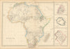 Africa. Mauritius, Bourbon (Reunion) & Natal by Edward Weller 1859 old map
