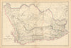 Cape of Good Hope by Edward Weller. South Africa 1859 old antique map chart