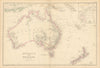 Australia & New Zealand. Torres Str. New Ulster/Munster/Leinster WELLER 1859 map