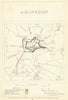 Abingdon, Berkshire. JAMES. Parliamentary Boundary Commission 1868 old map