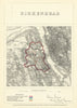 Birkenhead, Cheshire. JAMES. Parliamentary Boundary Commission 1868 old map