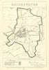 Bridgwater, Somerset. JAMES. Parliamentary Boundary Commission 1868 old map