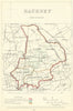 Hackney (New Borough), London. JAMES. Parliamentary Boundary Commission 1868 map