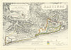 Hastings, Sussex. JAMES. Parliamentary Boundary Commission 1868 old map