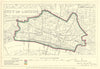 City of London. JAMES. Parliamentary Boundary Commission 1868 old antique map