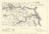 Morpeth, Northumberland. JAMES. Parliamentary Boundary Commission 1868 old map