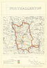 Northallerton, Yorkshire. JAMES. Parliamentary Boundary Commission 1868 map
