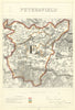 Petersfield, Hampshire. JAMES. Parliamentary Boundary Commission 1868 old map
