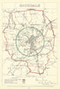 Rochdale, Lancashire. JAMES. Parliamentary Boundary Commission 1868 old map