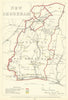 New Shoreham, Sussex. JAMES. Parliamentary Boundary Commission 1868 old map