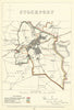 Stockport, Cheshire. JAMES. Parliamentary Boundary Commission 1868 old map