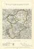 Wolverhampton, Staffordshire. JAMES. Parliamentary Boundary Commission 1868 map