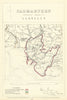 Carmarthen Contributory Borough of Llanelli. JAMES. Boundary Commission 1868 map