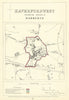 Haverfordwest Contrib'y Borough of Narberth. JAMES. Boundary Commission 1868 map