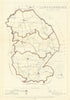 Lincolnshire (New divisions of County). JAMES. Boundary Commission 1868 map