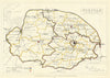 Norfolk (New divisions of County). JAMES. Boundary Commission 1868 old map