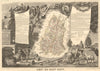 Département du HAUT-RHIN. Decorative antique map/carte by Victor LEVASSEUR 1852
