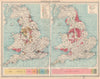 ENGLAND WALES.Mining Manufacturing Products Industries Coal Cu Tin Pb 1939 map