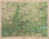 LONDON & SW ESSEX. Gravesend Romford Chelmsford Hertford St Albans 1939 map