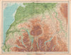 LAKE DISTRICT NORTH. Carlisle Keswick Cockermouth Ullswater. Cumbria 1939 map