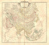 'Carte de L’Asie'. Asia. Mughal Empire & Oirat Kingdom. DE VAUGONDY 1750 map