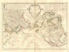 Nouvelles decouvertes au nord de la Mer du Sud. North Pacific.DE L’ISLE 1750 map