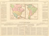'L'Amerique'. North America & newly independent South America. BUCHON 1825 map