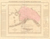 'Possessions russes'. Russian America (Alaska). BUCHON 1825 old antique map