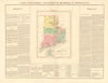 Rhode Island antique state map. Counties. BUCHON 1825 old chart
