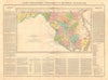 Maryland antique state map. Counties. BUCHON 1825 old plan chart