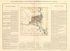 'District de Colombie'. Washington DC. The original 100 sq miles.BUCHON 1825 map
