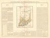 Indiana antique state map. Counties. Shows Indian frontier. BUCHON 1825